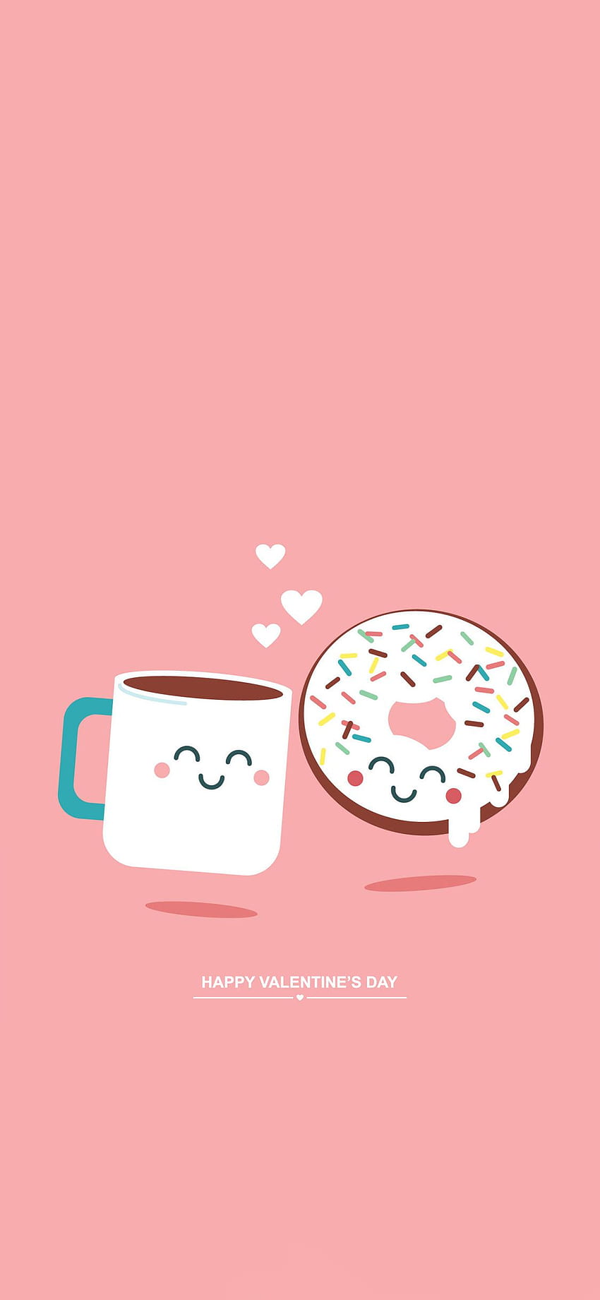 Girly IPhone For IPhone 6 6S 7 8 X XS XR, Coffee and Donut HD phone wallpaper