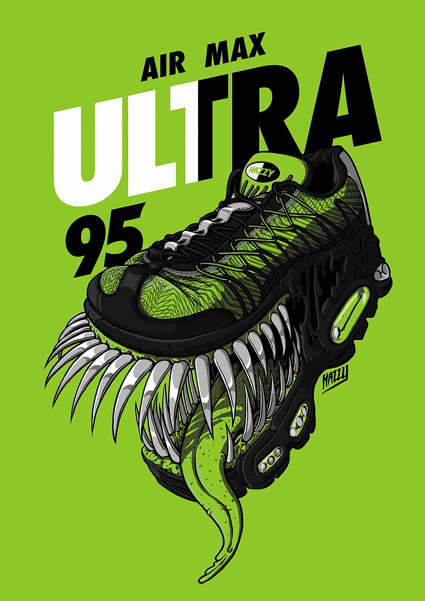 Probably Economy snorkel Ultra monster ft. Nike air max95 ultra. Sneaker art, Nike art, Nike , Air  Max 95 HD phone wallpaper | Pxfuel