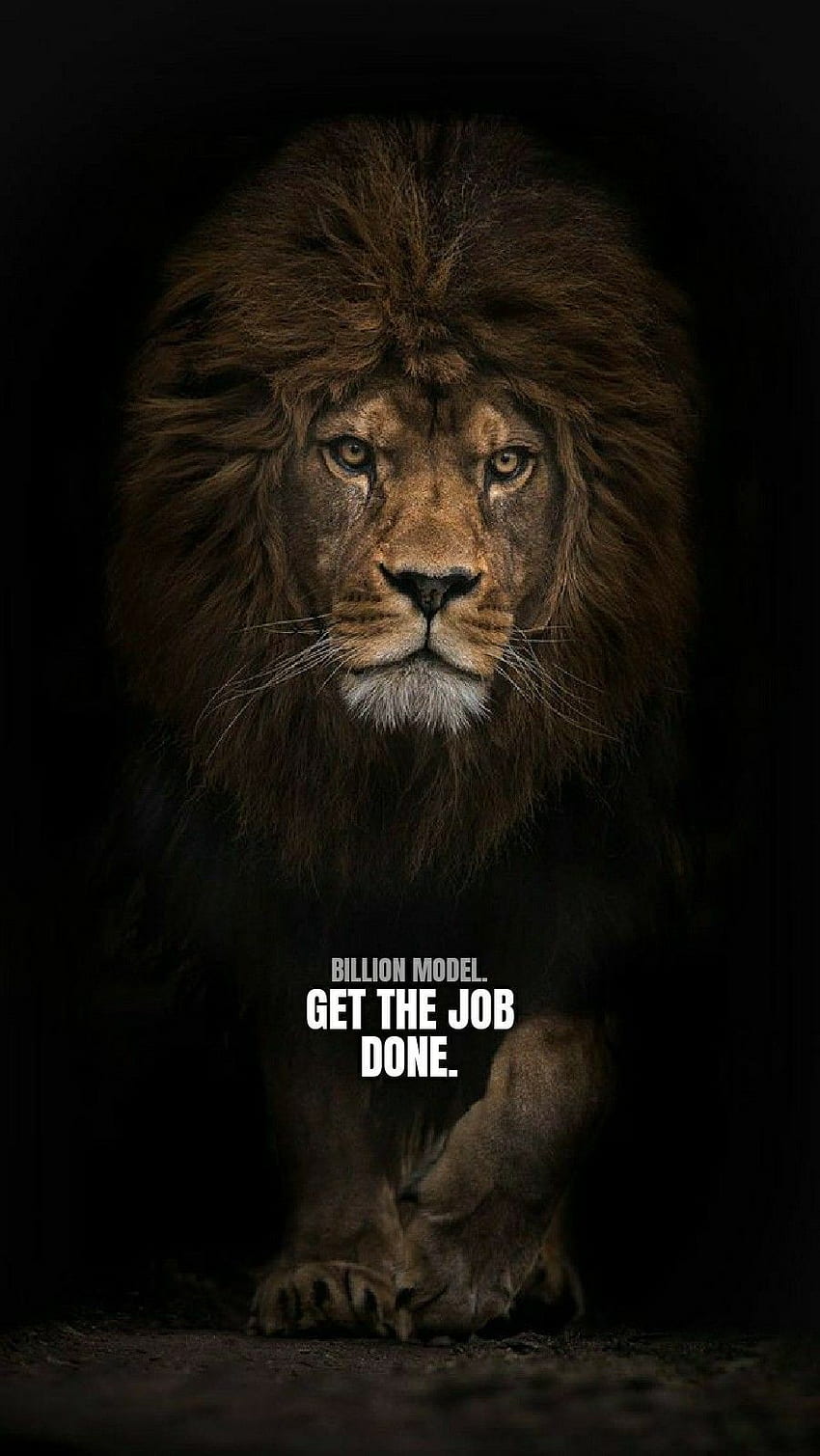 True, Motivational Lion HD phone wallpaper