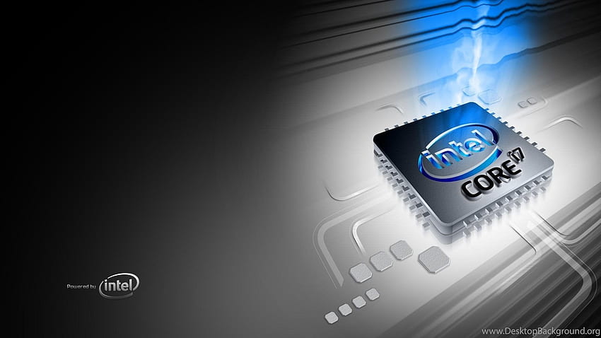 พื้นหลังของ Intel Core I7 วอลล์เปเปอร์ HD