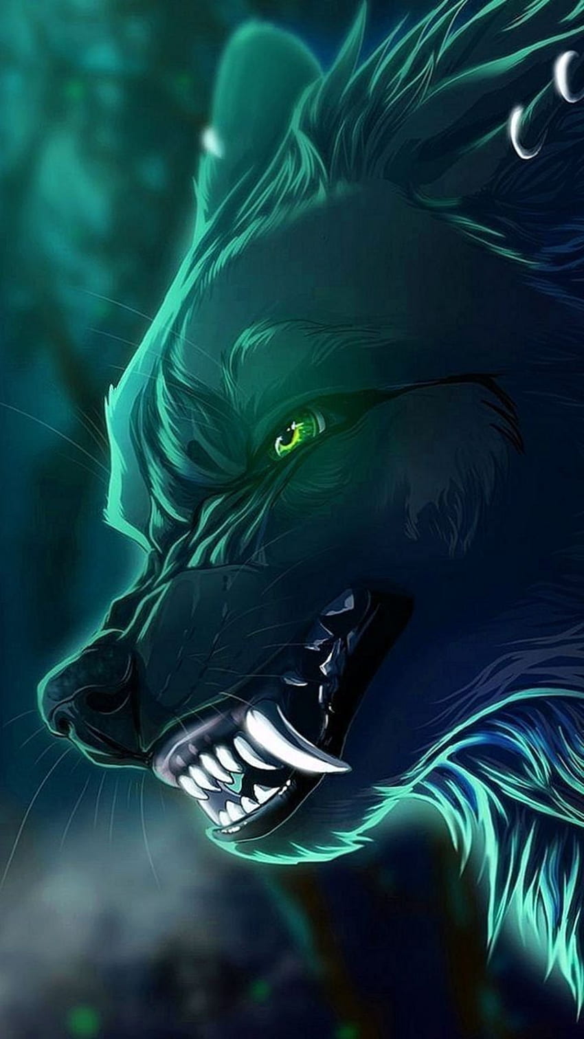 Anime wolf drawing HD wallpapers | Pxfuel