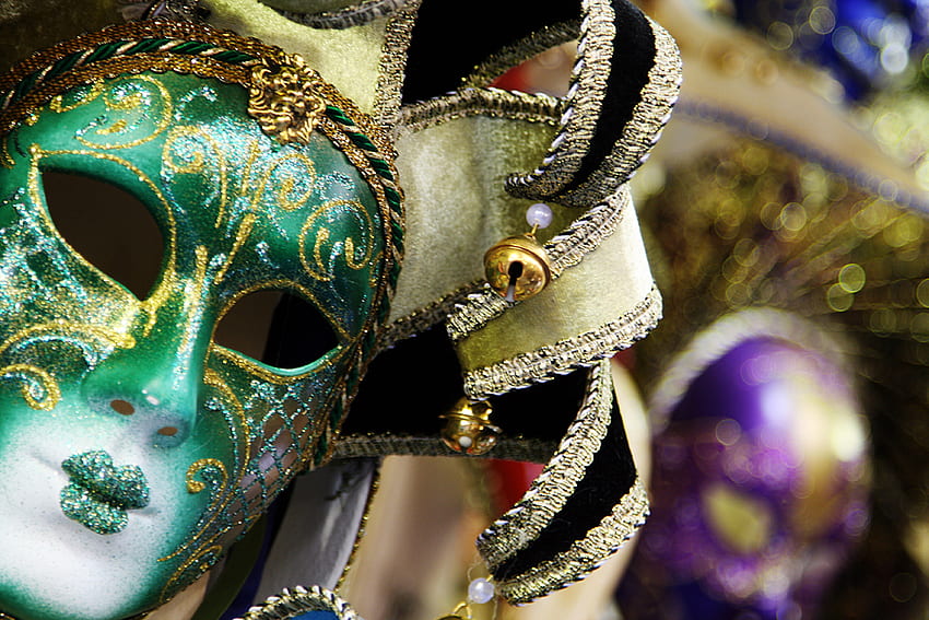 Masquerade, mask, glitter, exotic, festival, colour, abstract, costume, colourful HD wallpaper