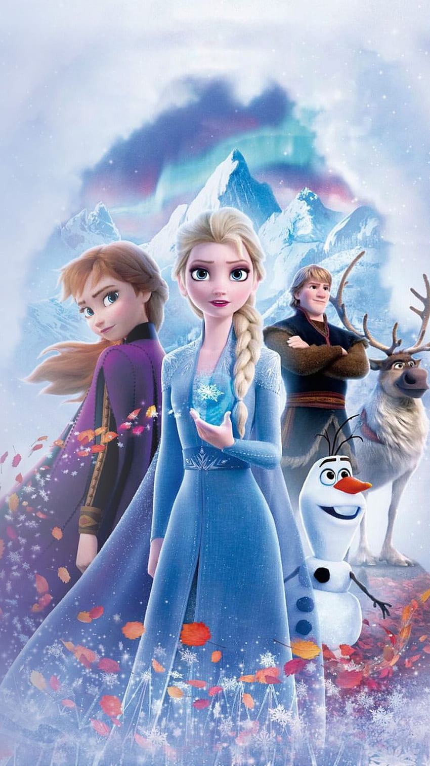 Elsa Anime, Disney Anime HD phone wallpaper