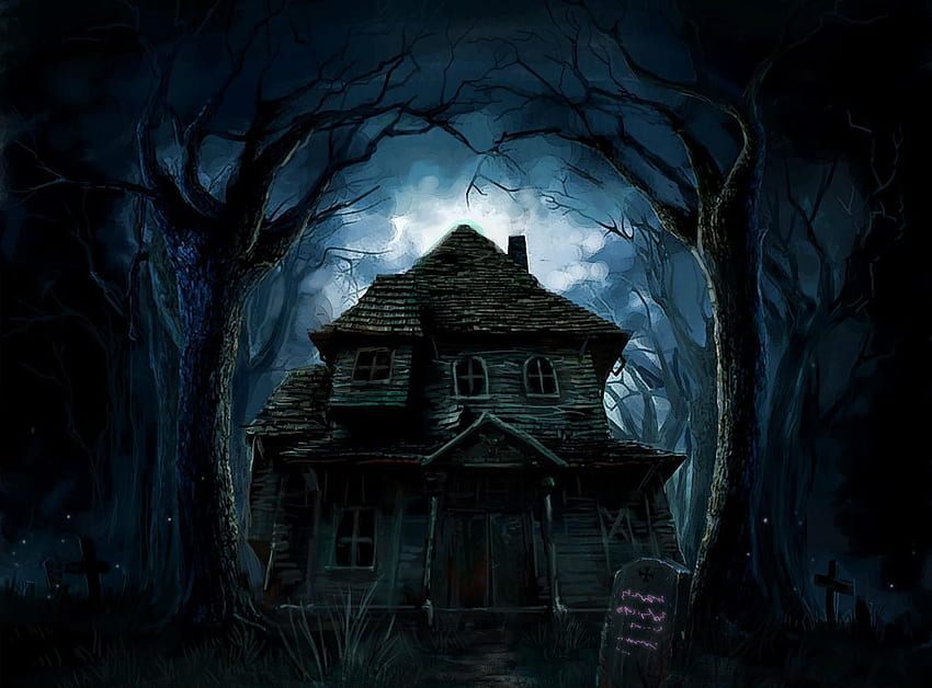 Haunted Background. Disney Haunted Mansion , Haunted Mansion and Disneyland Haunted Mansion, Ghost House HD wallpaper