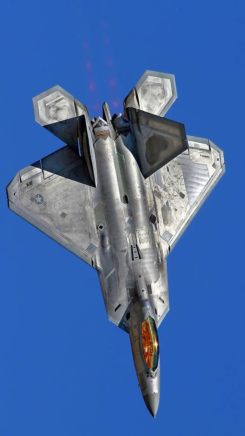 Rapace F22 (1080×1920). Combattente aereo, velivolo stealth, caccia aereo Sfondo del telefono HD