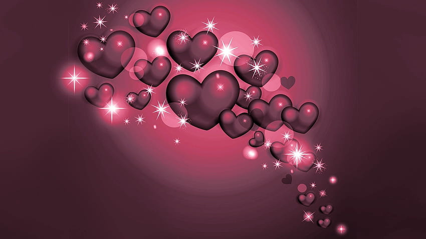 LOVE SPECIAL GLITTERING CUTE LOVE HEARTS BACKGROUND . HD wallpaper | Pxfuel