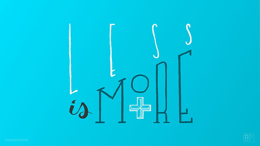 More, Less is More HD wallpaper | Pxfuel