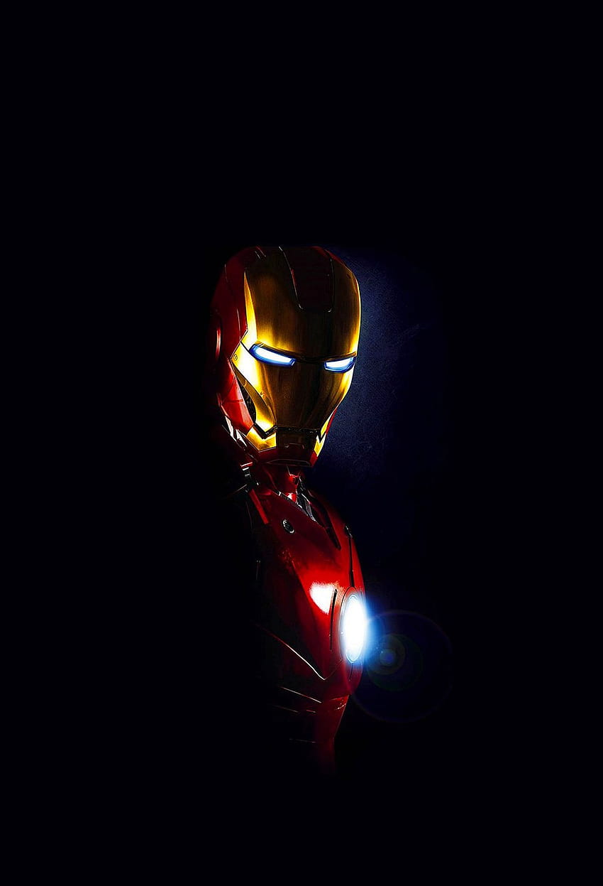 Iron Man iPhone X, Logotipo de Iron Man fondo de pantalla del teléfono