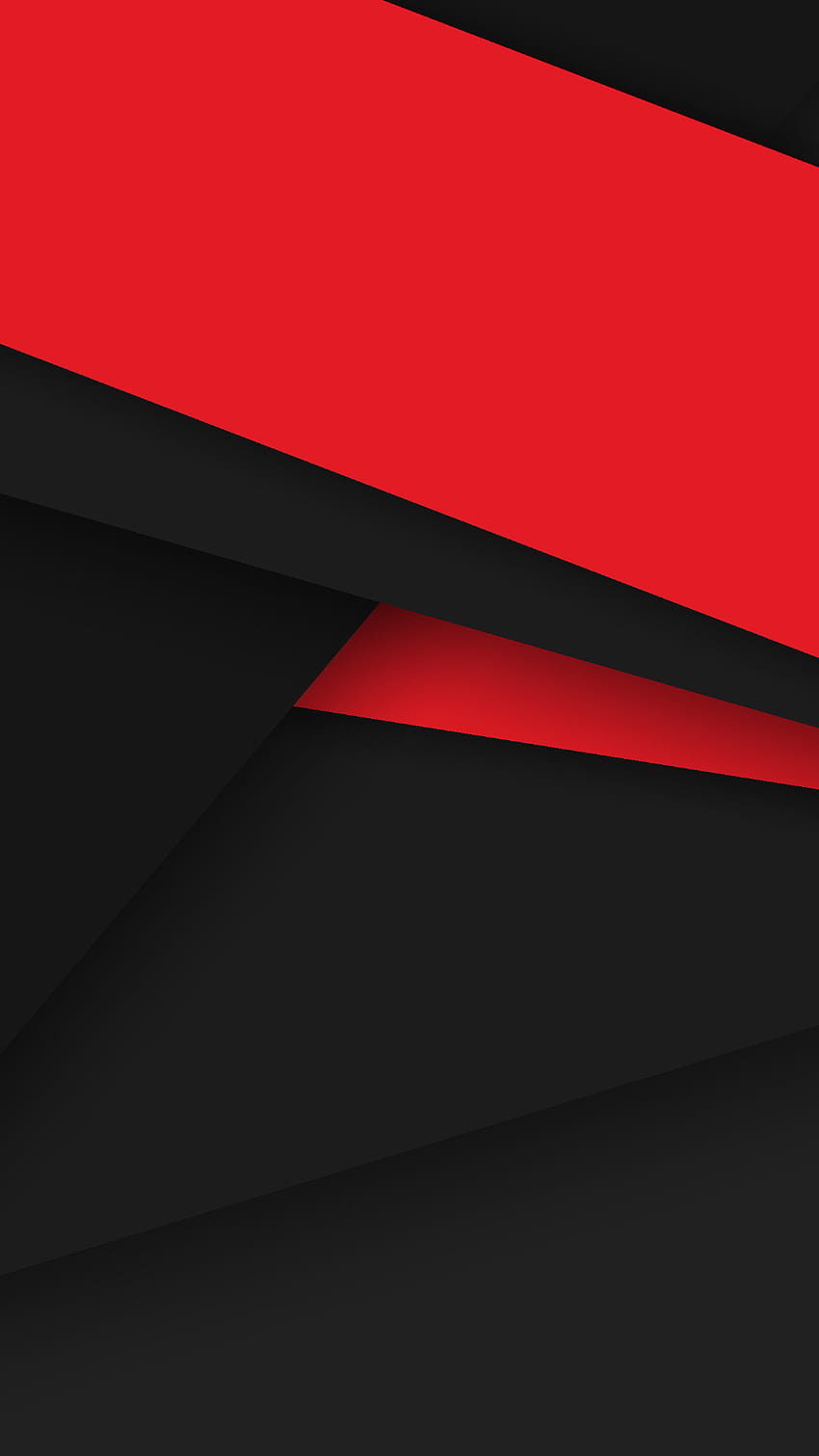 빨간색과 검은색 머티리얼 디자인 모바일 - 모바일용 검은색과 빨간색, 머티리얼 폰 HD 전화 배경 화면