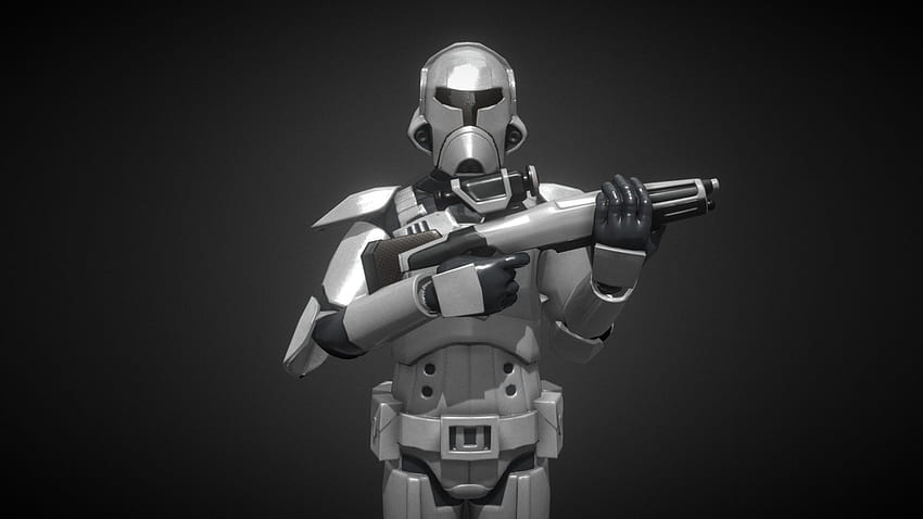 The Old Republic Trooper - modelo 3D por tnnv [e7ae6c4] papel de parede HD