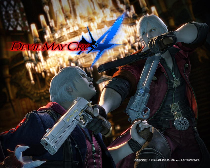 Devil May Cry 4 - Nero and Dante : DevilMayCry, Devil May Cry 1 HD wallpaper