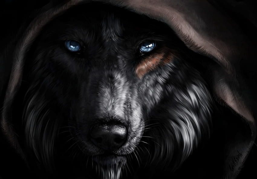 result for growling dog fantasy art. Fantasy wolf, Wolf art HD wallpaper