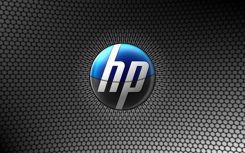 Logo HP 3D, Logo HP Keren Wallpaper HD