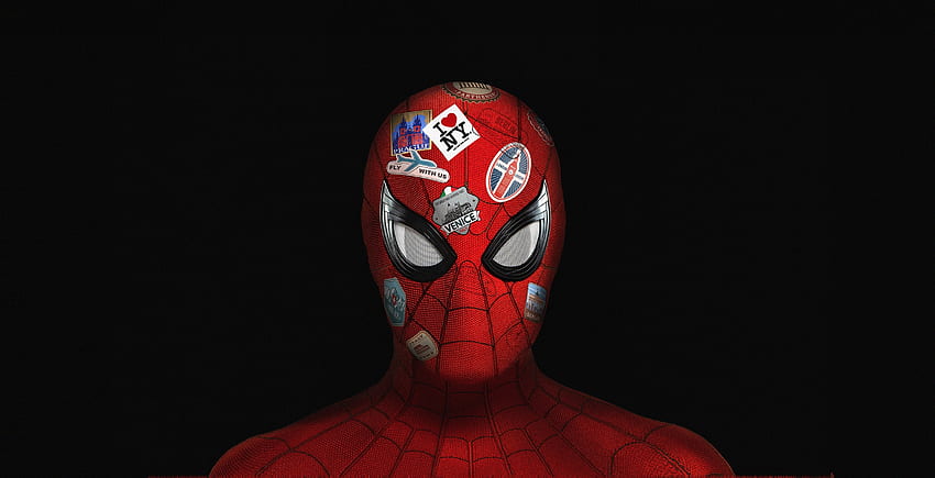 Spider-man: Lejos de casa, póster de portada, ilustraciones fondo de pantalla