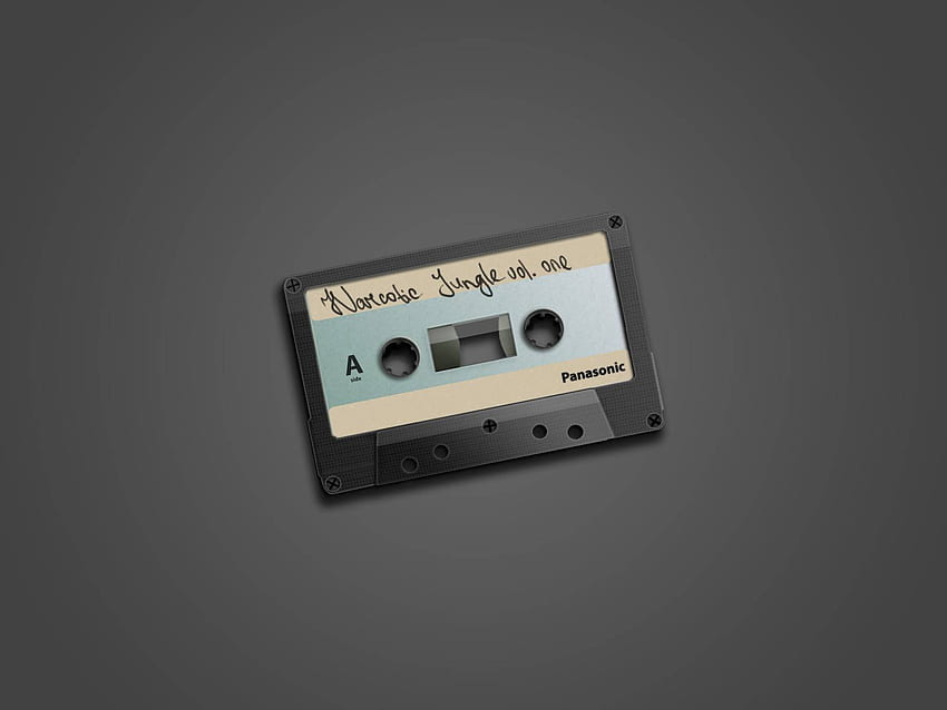 Audio Cassette Background, Minimalist Audio HD wallpaper