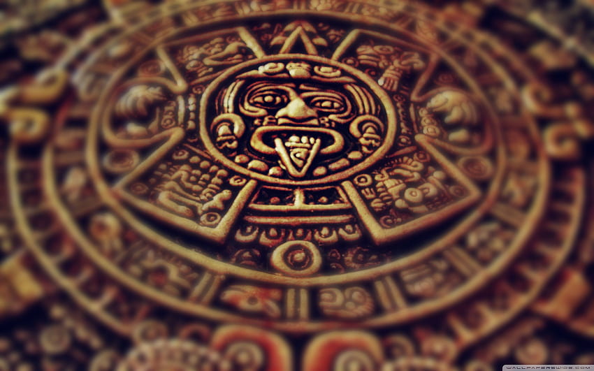 Calendario maya, fresco maya fondo de pantalla