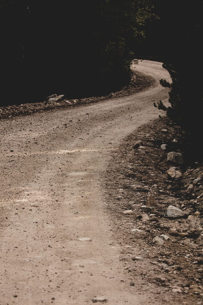 Drogi gruntowe, droga żwirowa Tapeta na telefon HD
