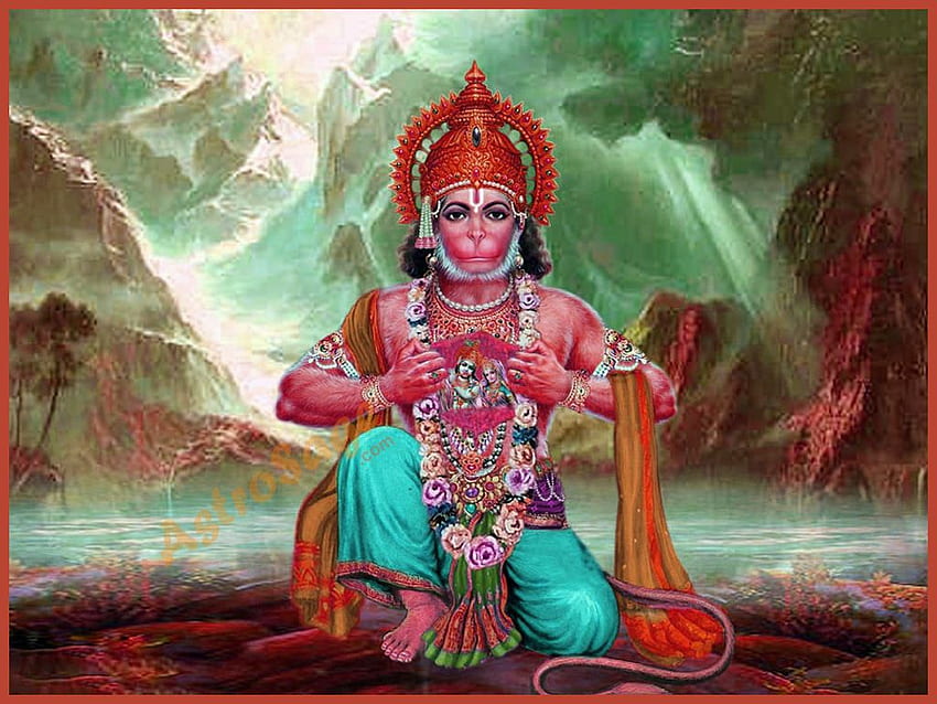 Hanumana. Bóg Bajrangbali Tapeta HD