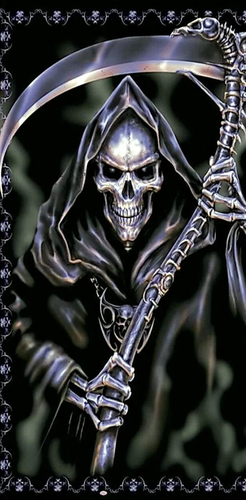 Crâne Grim Reaper, Cool Reaper Fond d'écran de téléphone HD