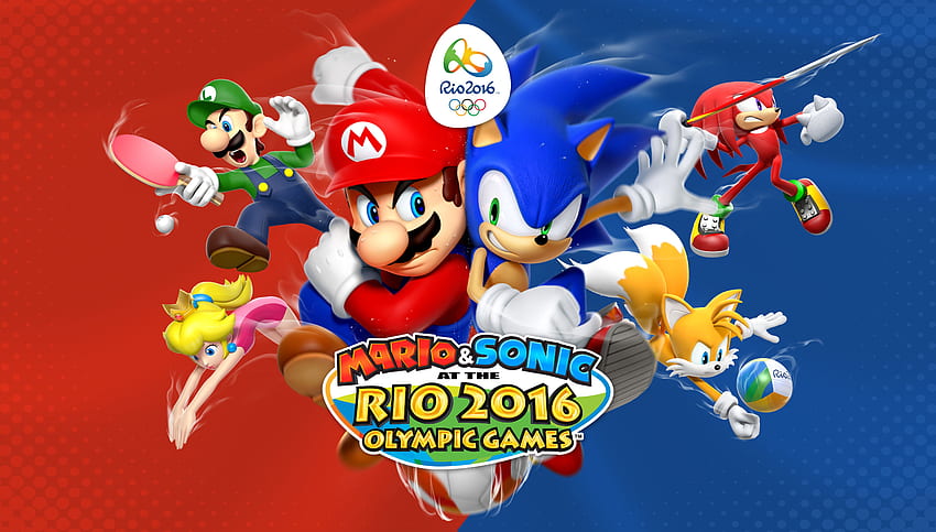 Mario & Sonic at the Rio 2016 Olympic Games E3 Screenshots, Mario vs Sonic HD wallpaper