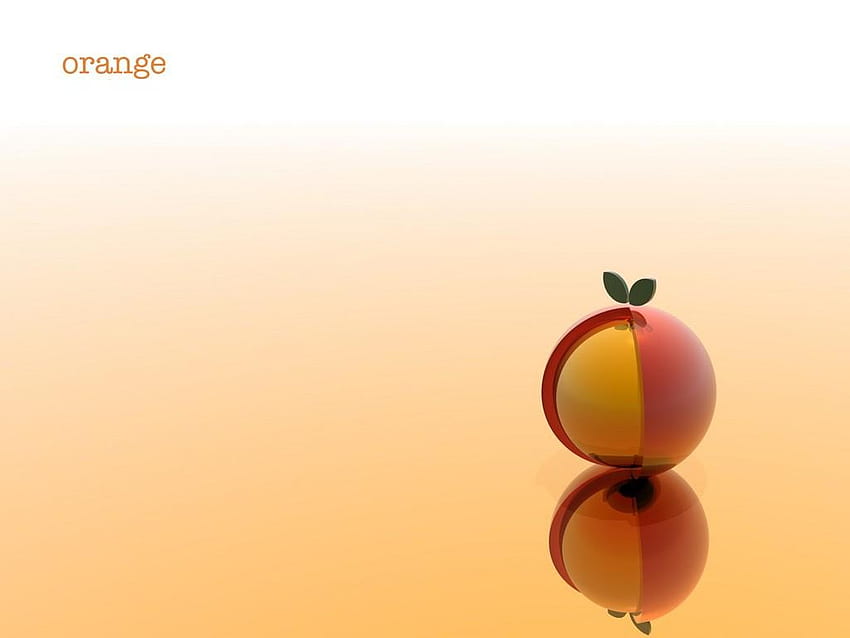 Orange !!!, orange, abstract, colour, 3d-art HD wallpaper