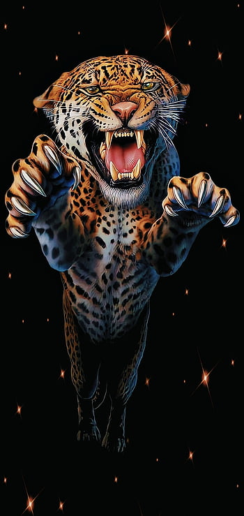 Premium Vector  Cool angry head tiger for a wallpaper