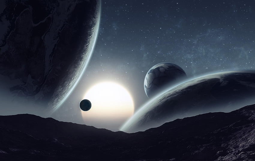 Planeten, Universum, Sterne HD-Hintergrundbild