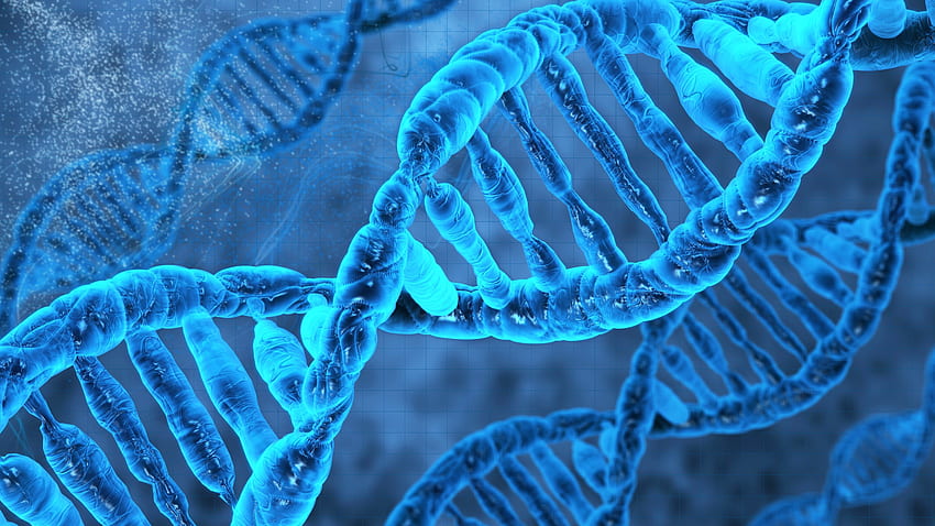 Cząsteczka DNA 3D Maxbyte Tapeta HD