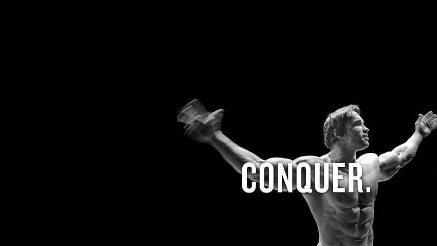 arnold bodybuilding wallpaper conquer