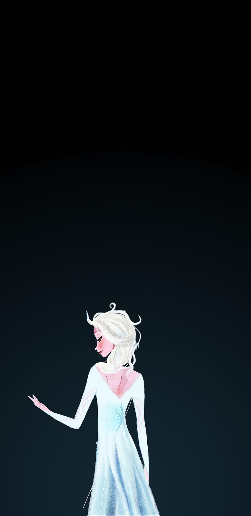 I made an Elsa for people who like darker ! Original art is : Frozen HD phone wallpaper