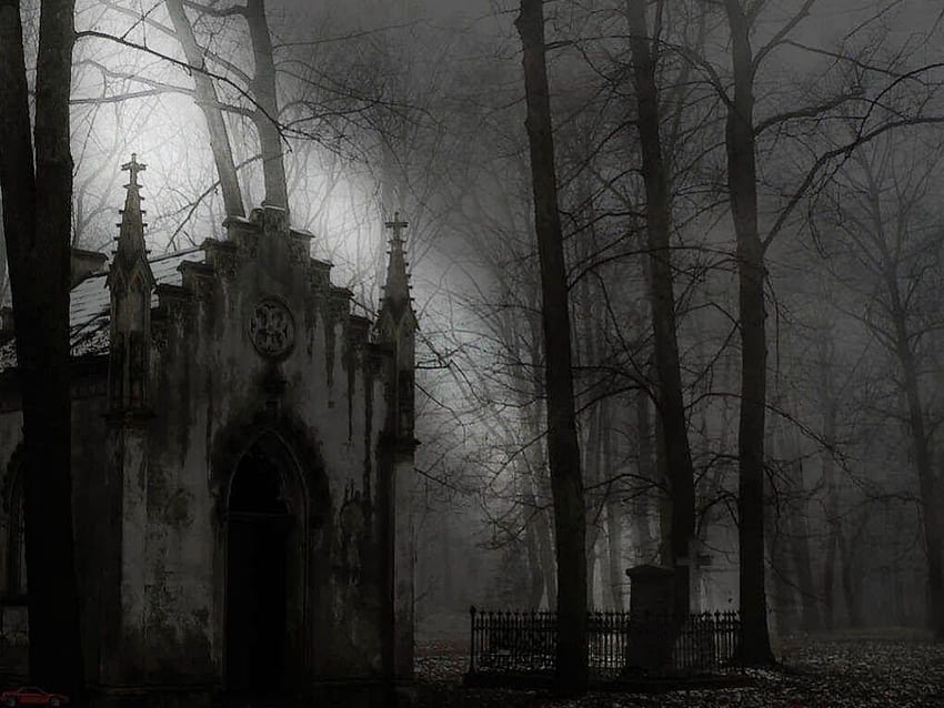 Horor Gotik, Gereja Menakutkan Wallpaper HD