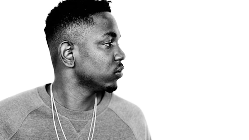 Kendrick Lamar es el único rapero cuyo éxito se basa únicamente en su música • Howl & Echoes, Kendrick Lamar Black and White fondo de pantalla