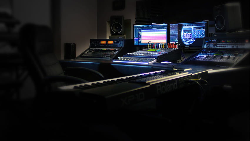 Production musicale, Studio de rap Fond d'écran HD