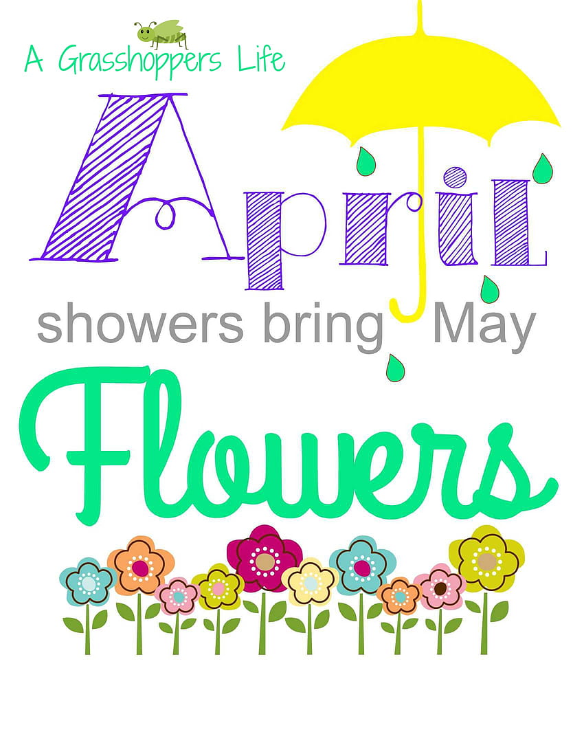 Abril duchas Clipart & abril duchas Clip Art, abril duchas traer flores de mayo fondo de pantalla del teléfono