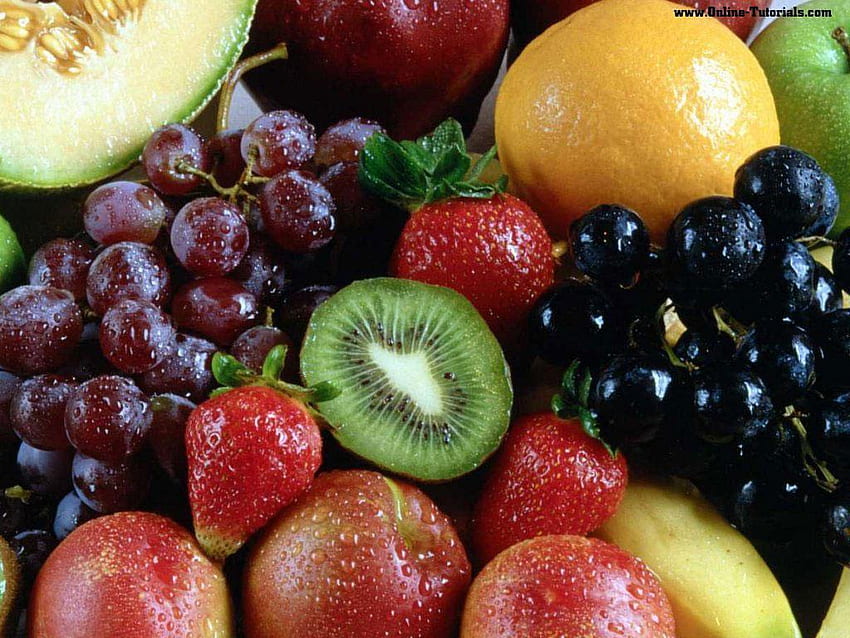 variedade de frutas papel de parede HD