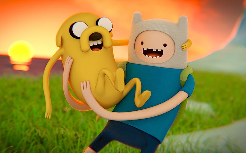 Finn e Jake, Adventure Time , Funny Adventure Time Sfondo HD