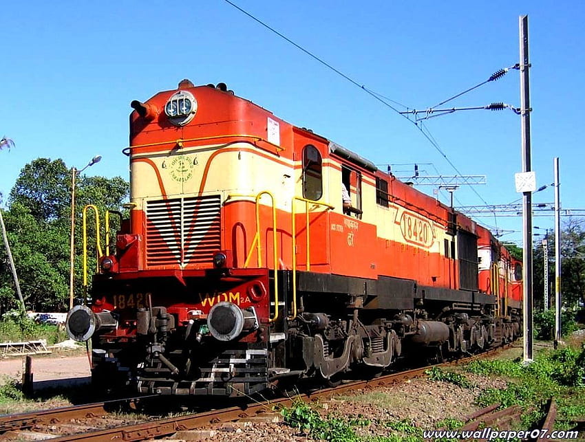 インドの列車。 電車 , インド鉄道, 電車 高画質の壁紙