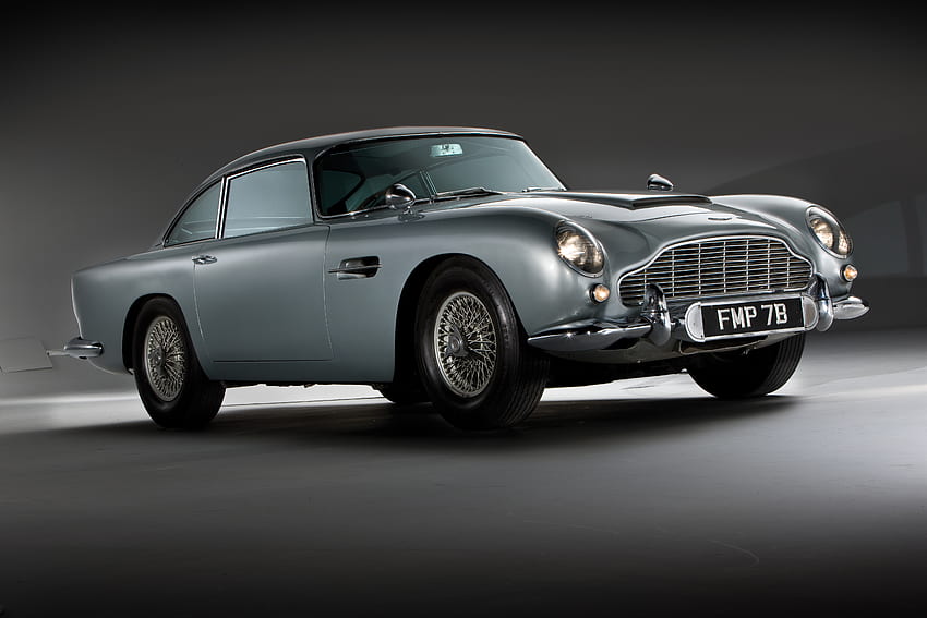 Aston Martin, automobili, vista laterale, argento, argenteo, 1964, Db5 Sfondo HD