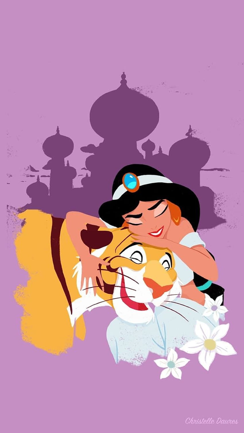 Blog 2018 12 Fonds Decran Disney Aladdin Shared By Mαя. Disney Illustration, Iphone Disney, Disney, Princess Jasmine HD phone wallpaper