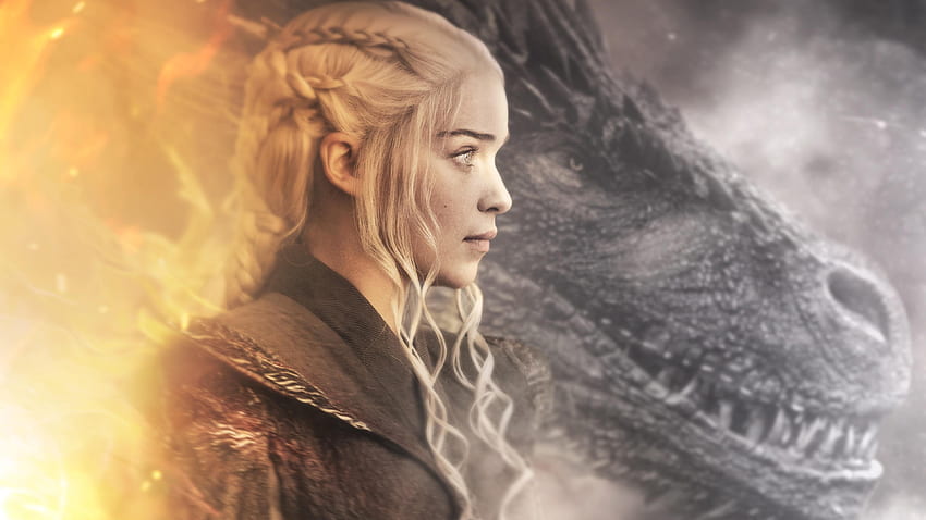 Il drago Daenerys Targaryen in Il Trono di Spade Sfondo HD