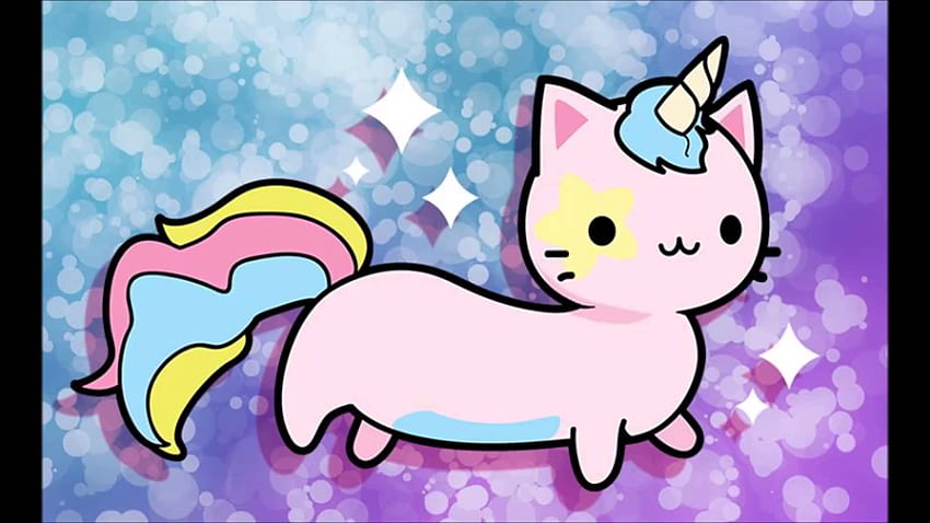 Do you like unicorn ?, Kawaii Unicorn Cat HD wallpaper