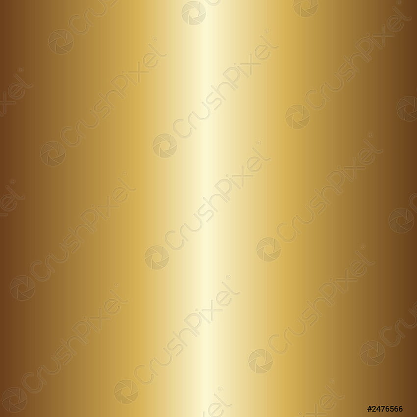 Illustrazione vettoriale del modello di gradiente dorato vuoto realistico, lucido, metallico chiaro Sfondo del telefono HD