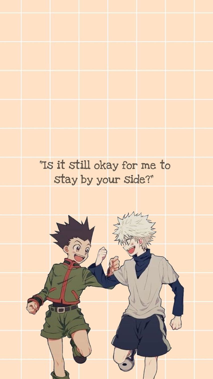 Gon and Killua, hunter x hunter, HD phone wallpaper