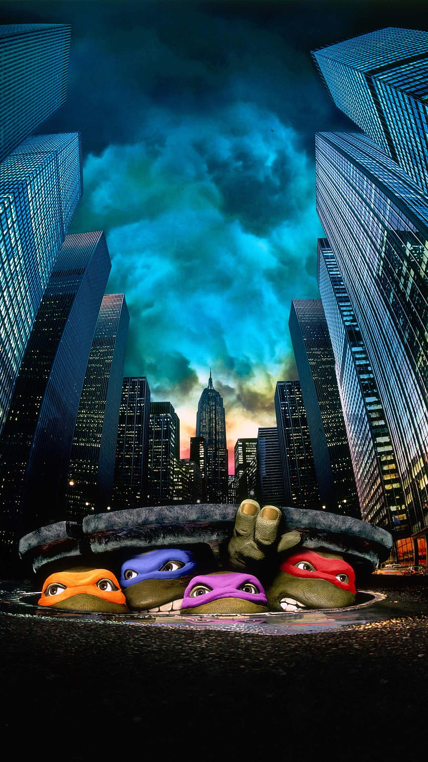 Ninja Kaplumbağalar (2022) filmi HD telefon duvar kağıdı