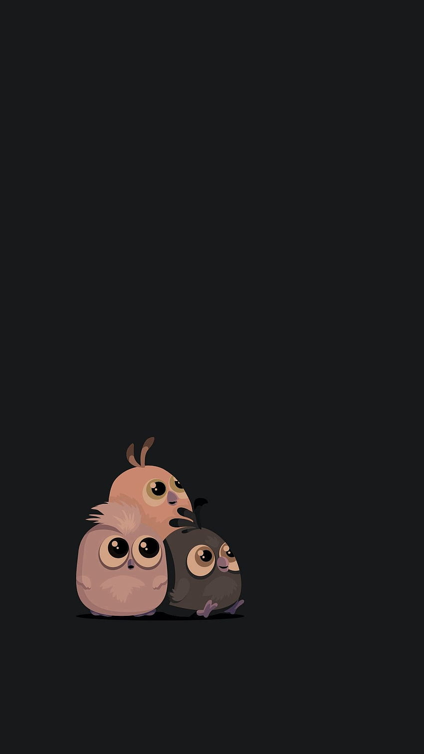 simple. limpio. . Cartoon iphone, Cute owls , Cute cartoon fondo de pantalla del teléfono