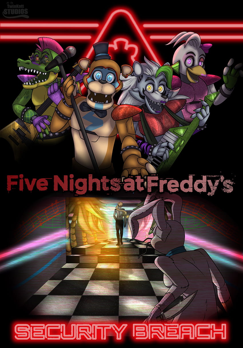 ArtStation - Five Nights At Freddy's: Security Breach - концептуален плакат, Катрин Бейкър HD тапет за телефон