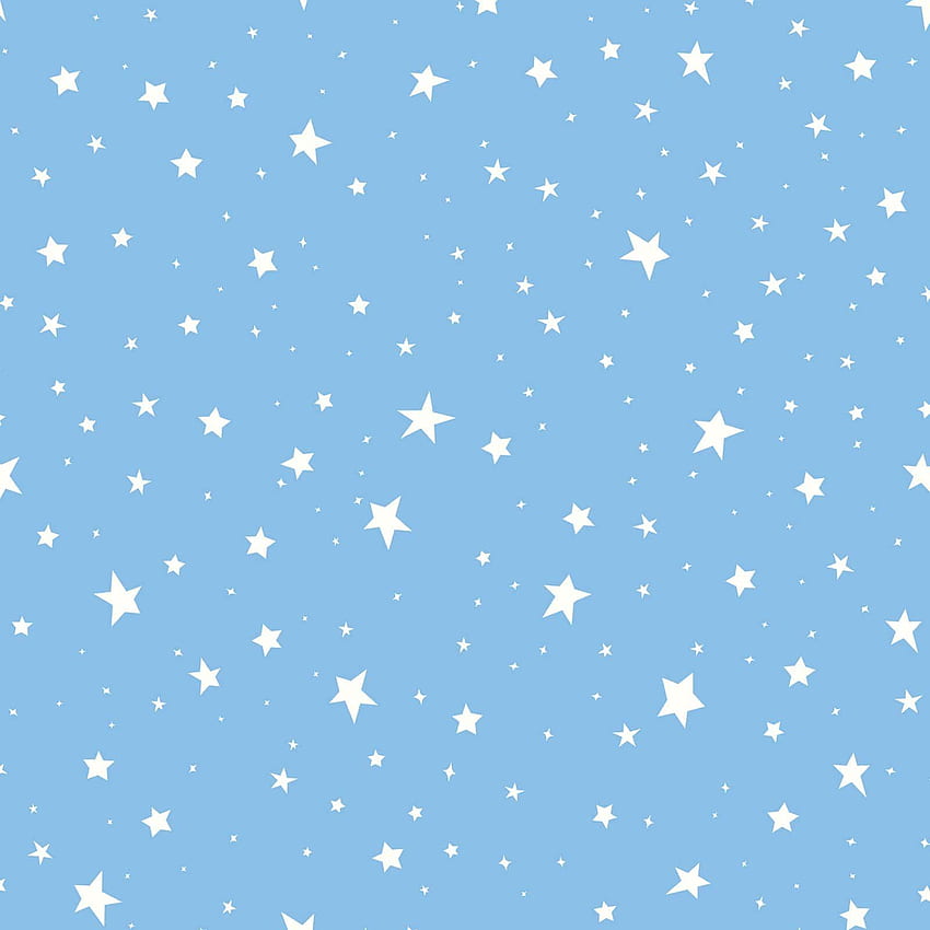Brewster Stars Sky Blue Stars in 2021. Blue iphone, Blue star , Blue aesthetic HD phone wallpaper