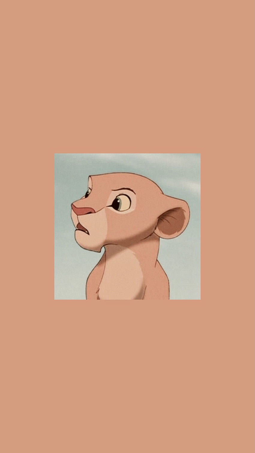 Aslan Kral Estetik, Simba Sevimli Disney iPhone HD telefon duvar kağıdı