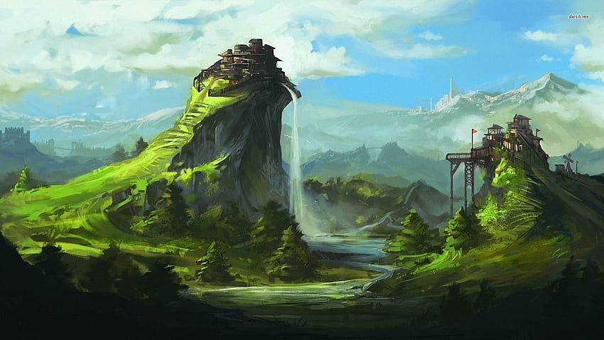Guild Wars 2 (24), Game Landscape HD wallpaper