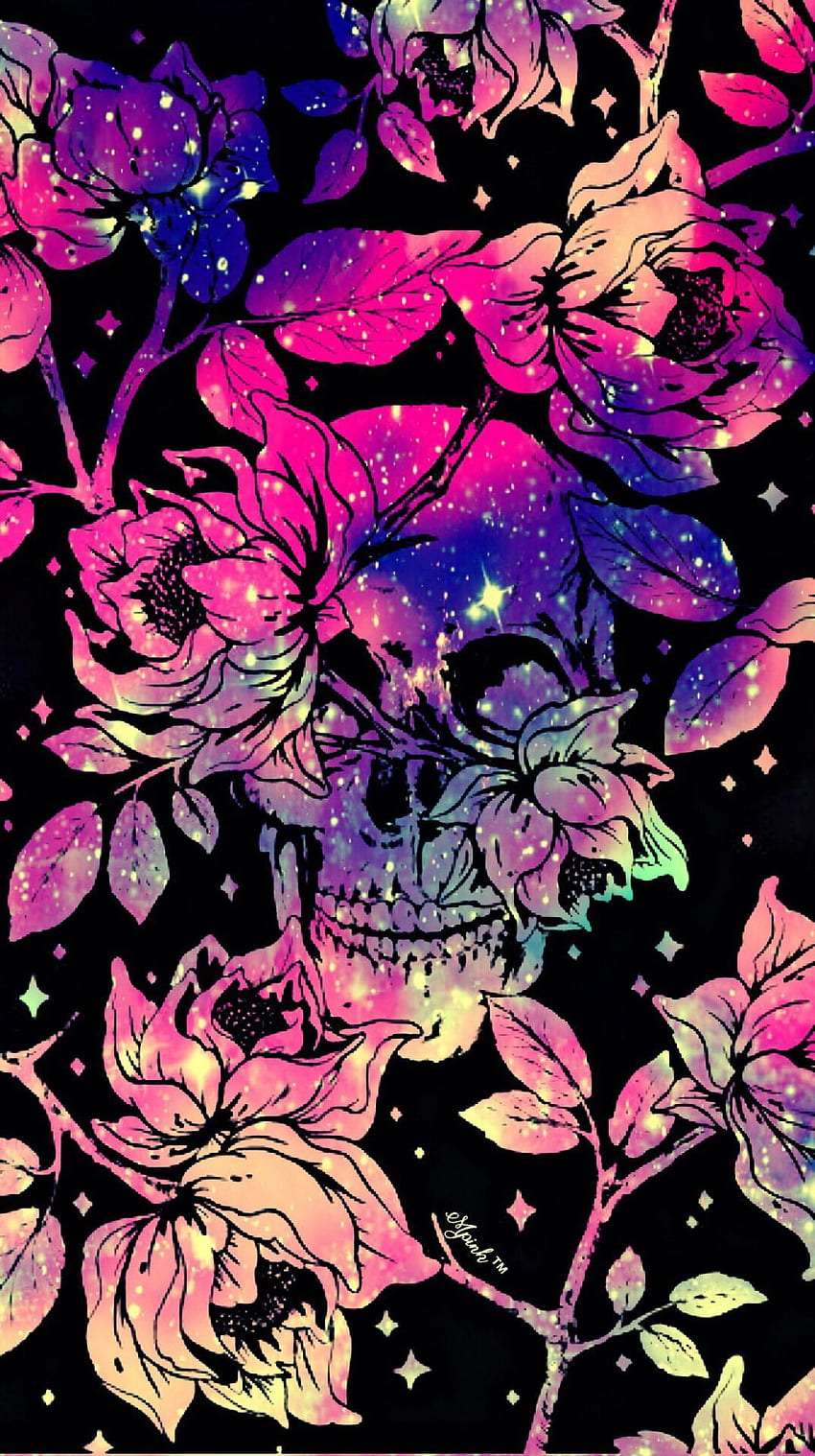 Premium Vector  Skull around roses skull on roses in skull love skull with  flowers